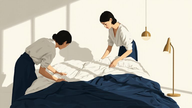 chambre cocooning: palette douce et éclairage tamisé