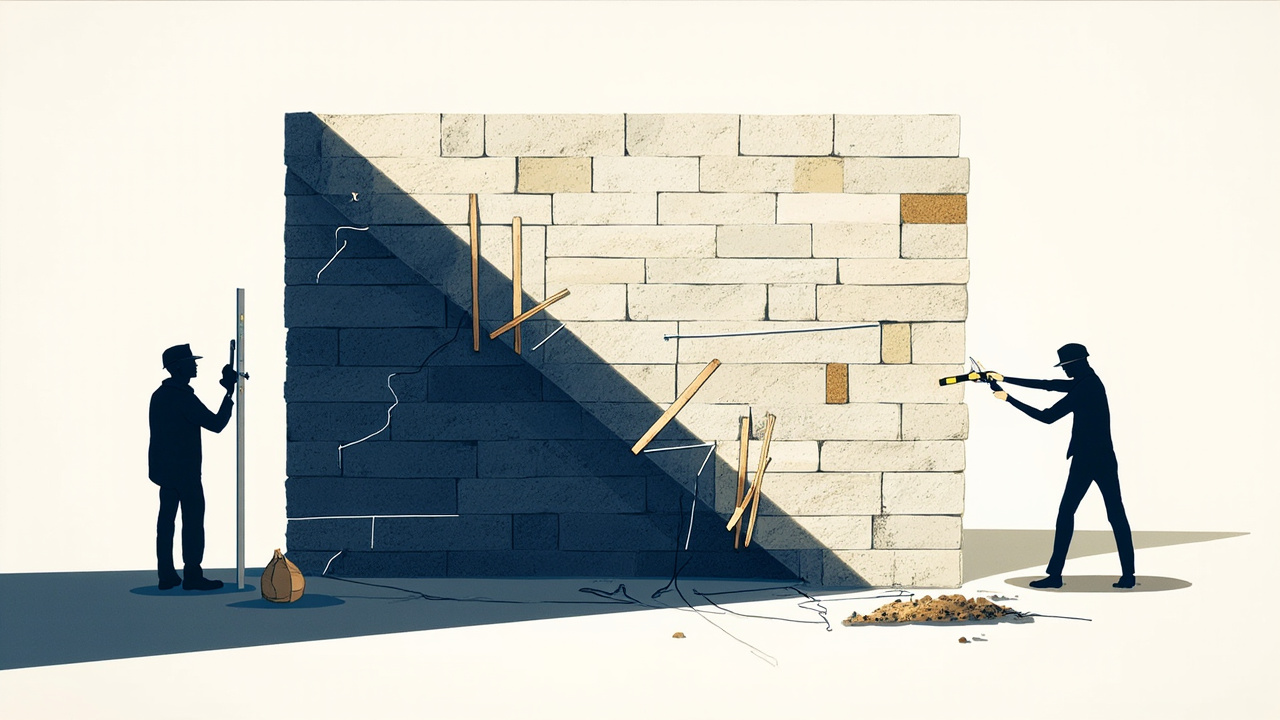 mur en pierre qui penche : diagnostic fiable et solutions