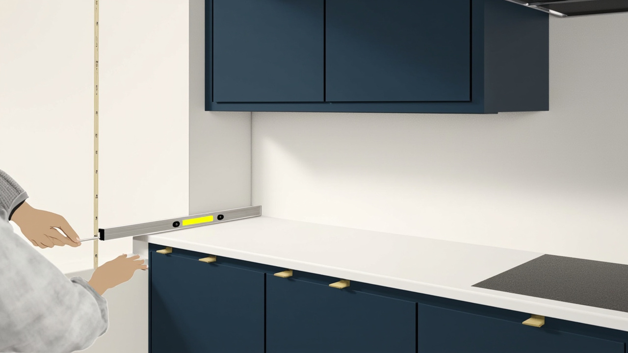 hauteur des meubles hauts: distances et normes à respecter