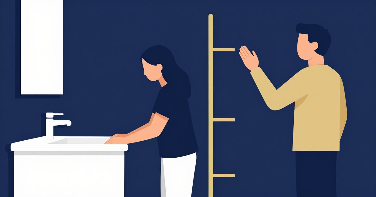 hauteur du meuble de salle de bains : 83 cm et conseils pro