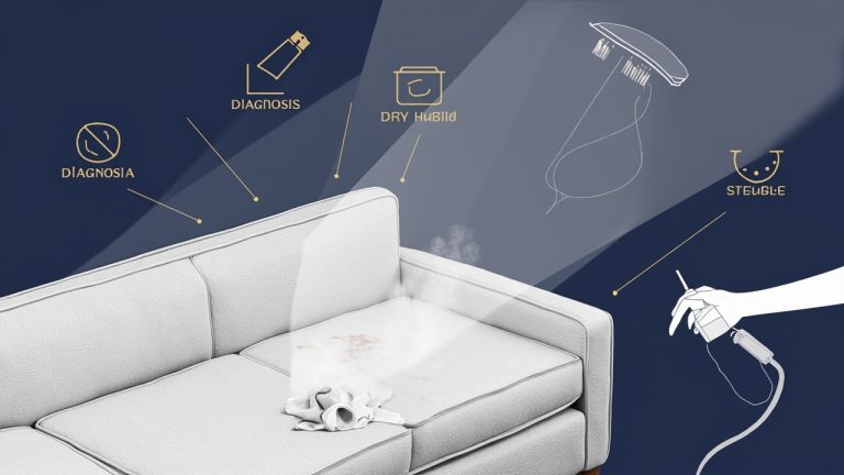 canapé en tissu : nettoyer sans l'abîmer en 1 heure