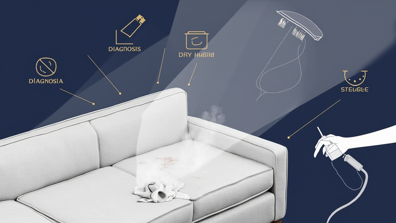 canapé en tissu : nettoyer sans l'abîmer en 1 heure