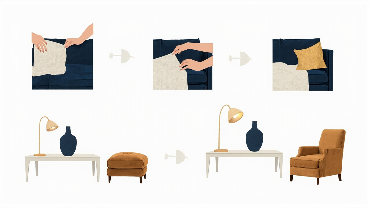 terracotta et beige: salon cosy et élégant en 5 étapes