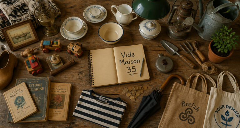 vide maison 35 table objets chinés