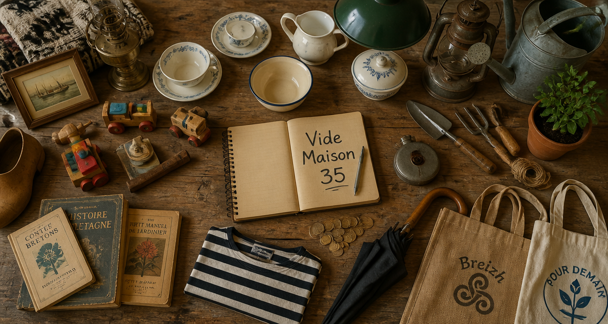 vide maison 35 table objets chinés