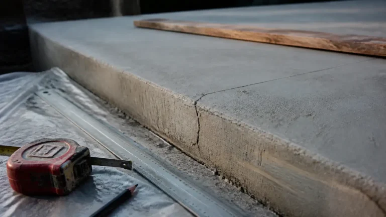 Dalle béton qui fissure au séchage : microfissures de retrait