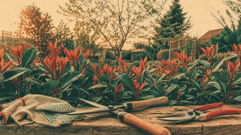 Quand tailler les photinia : après floraison, mi-juillet