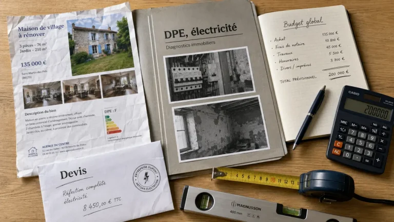Acheter une maison avec travaux : devis, budget et financement