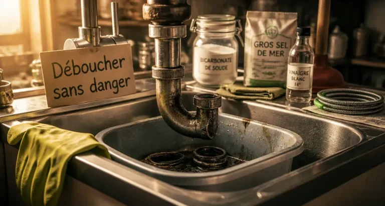 Comment déboucher canalisation : évier bouché, siphon à démonter