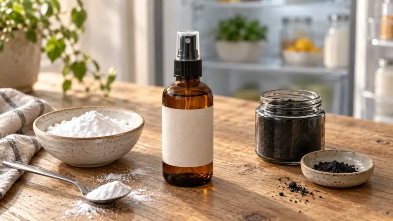 Désodorisants maison : spray naturel au bicarbonate, charbon actif pour neutraliser les odeurs