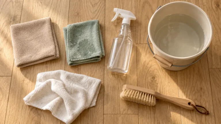 Nettoyer du parquet sans ternir : microfibre et séchage