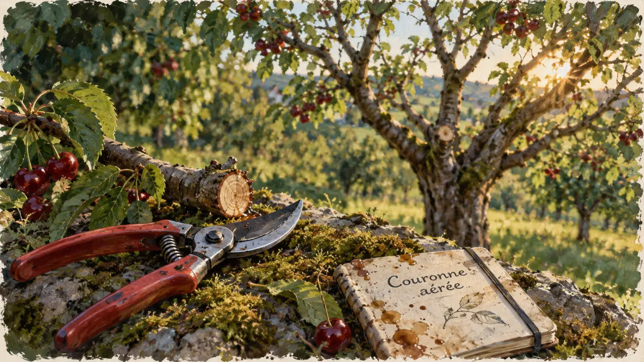 Comment tailler des cerisiers : coupe préservant la couronne du cerisier