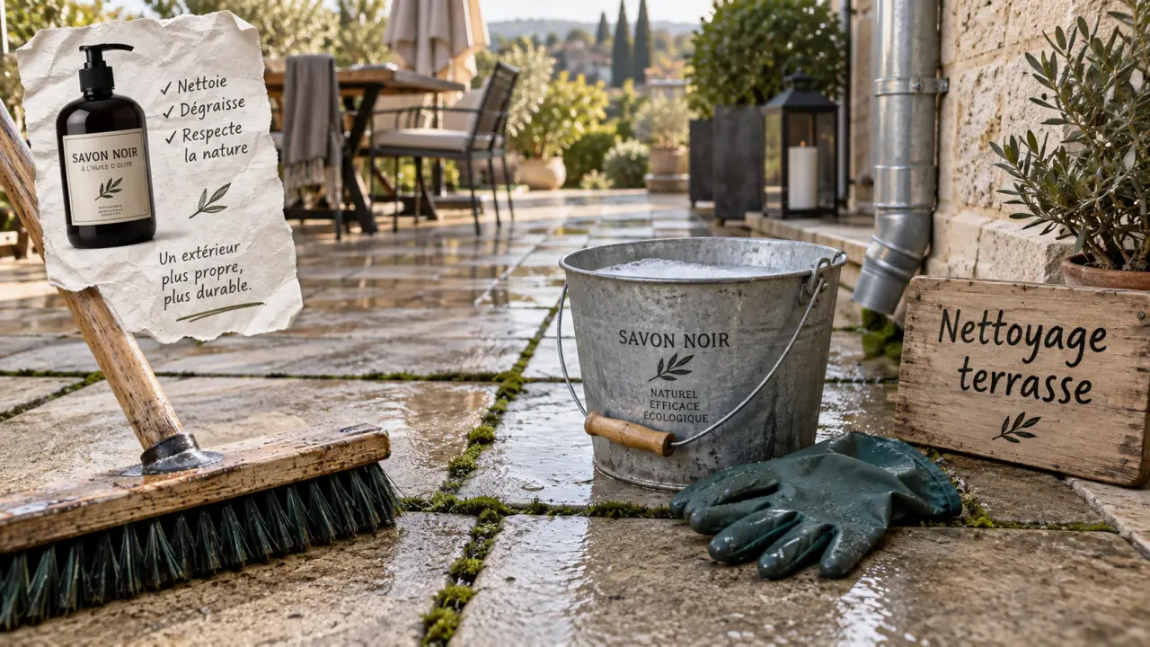 Terrasse nettoyage : pression excessive, porosité du revêtement, mousse sur dalles